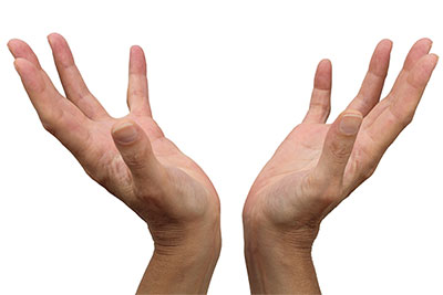 Two hands